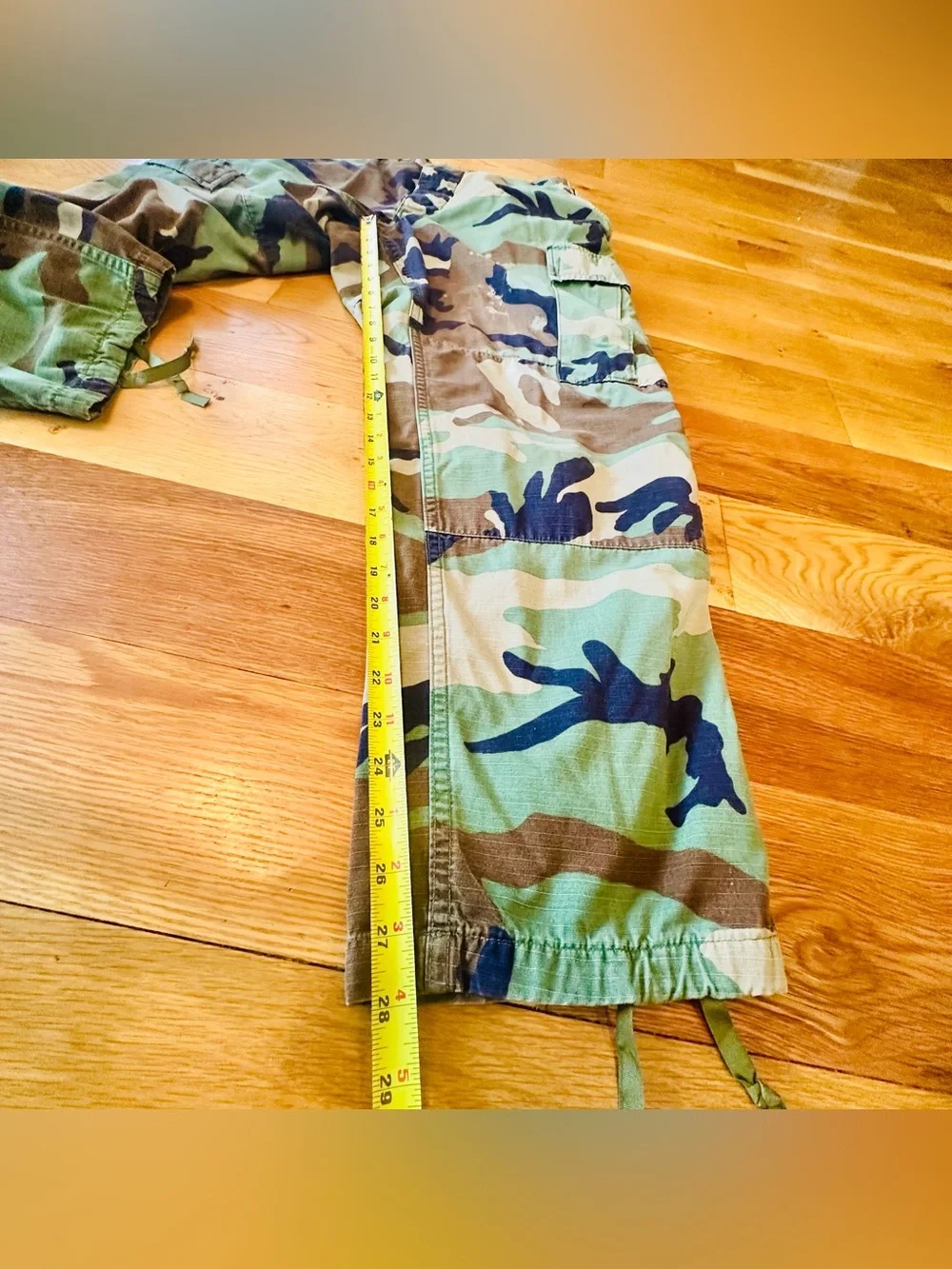 VTG Y2K US Army Woodland BDU Camouflage Cargo Pants M Streetware